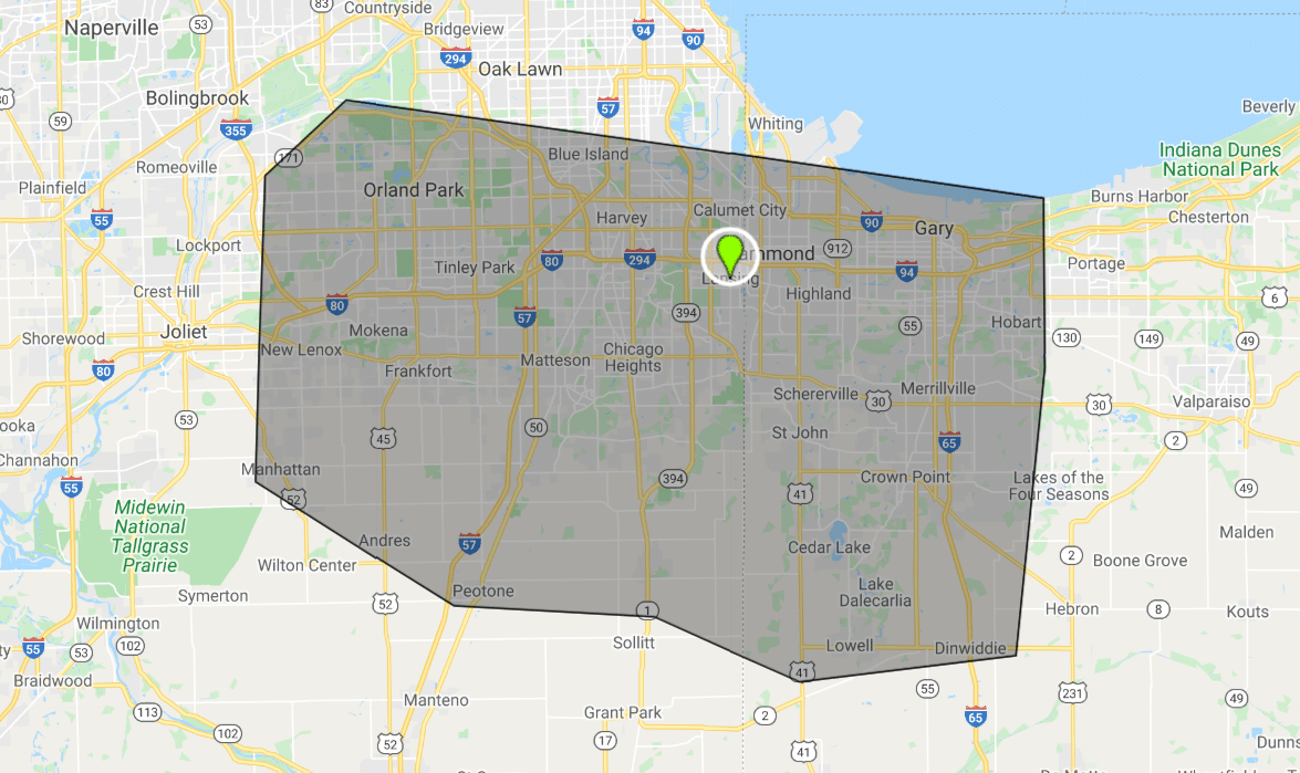 Service Area: A-Better Repair Service service area a-better repair service